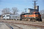 Tied down inspection train